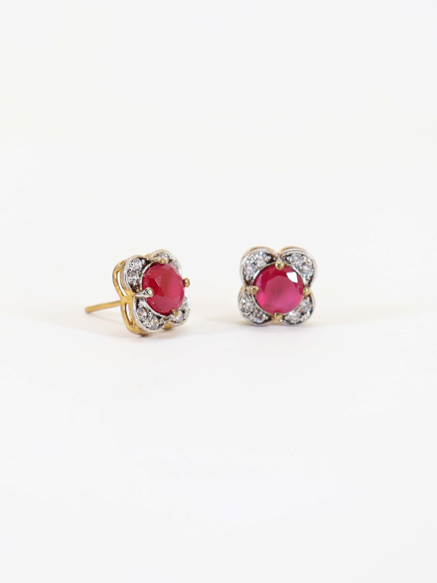 Tops Studded With Chatham And Zircons In 925 Silver.