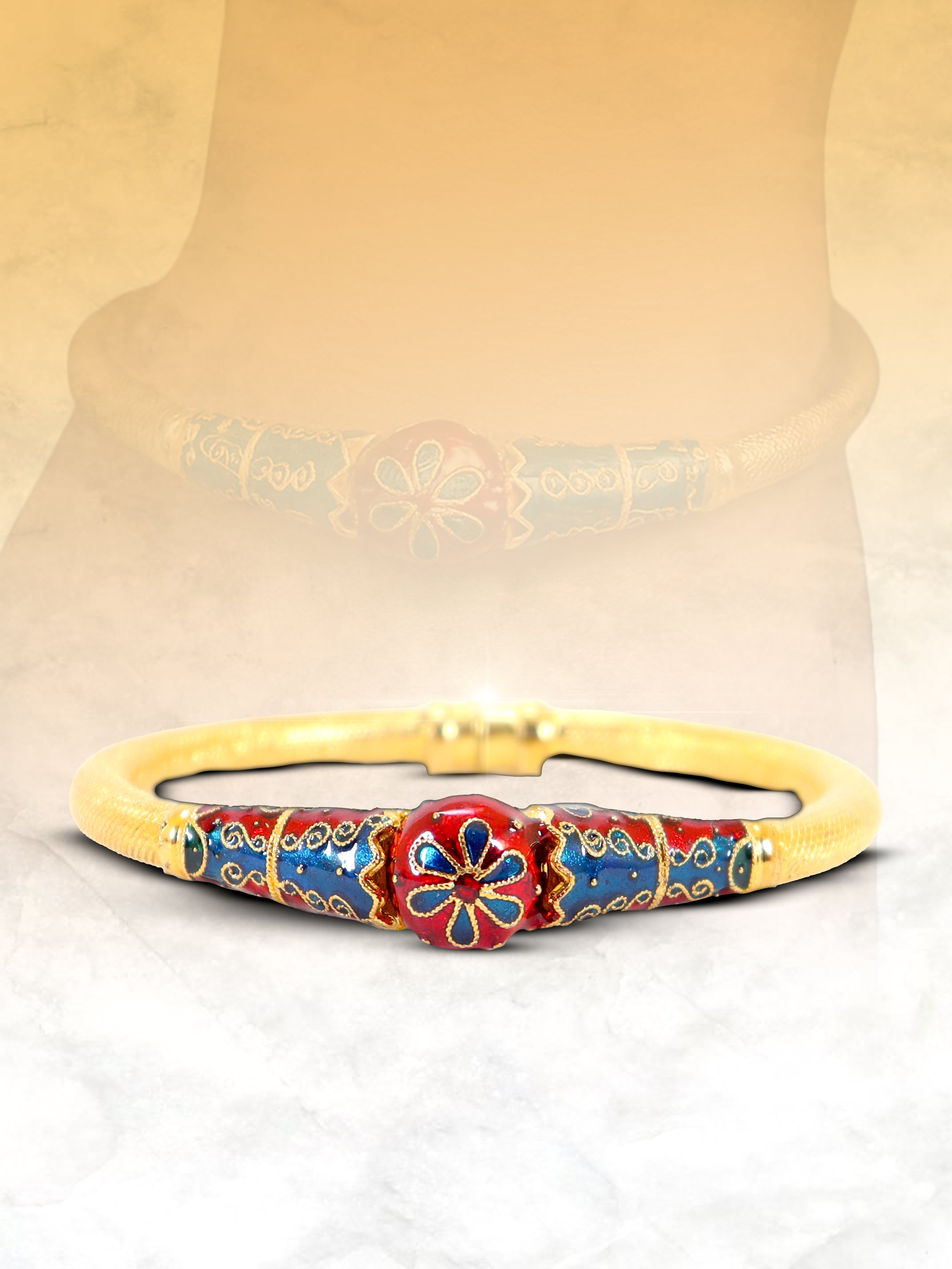 Meena Bracelet In 925 Silver.